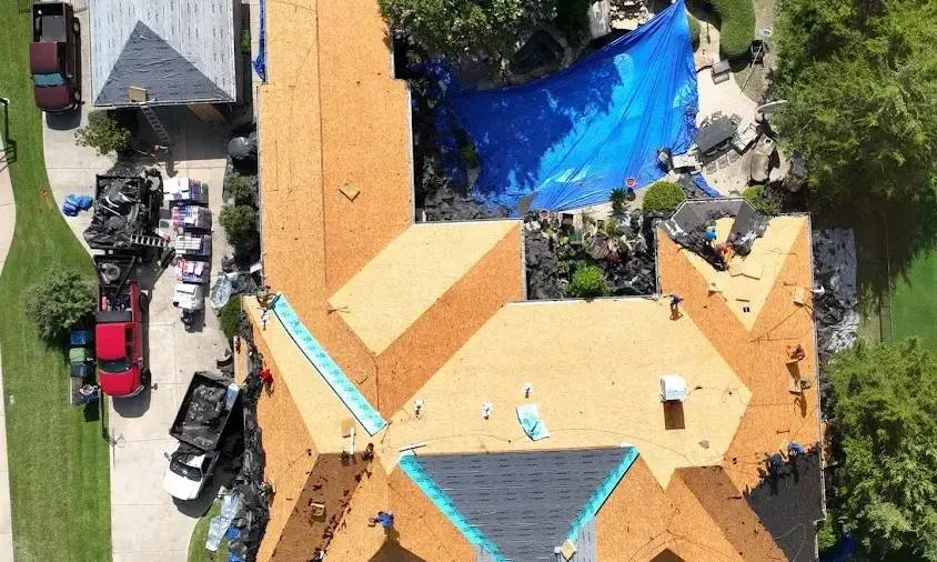 Professional Roof Repair being performed in Alamo Heights